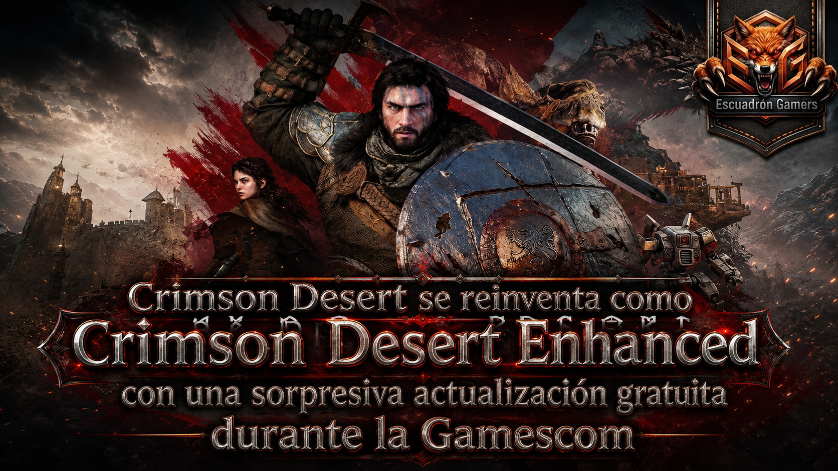 Crimson Desert se reinventa como Crimson Desert Enhanced con una sorpresiva actualización gratuita durante la Gamescom