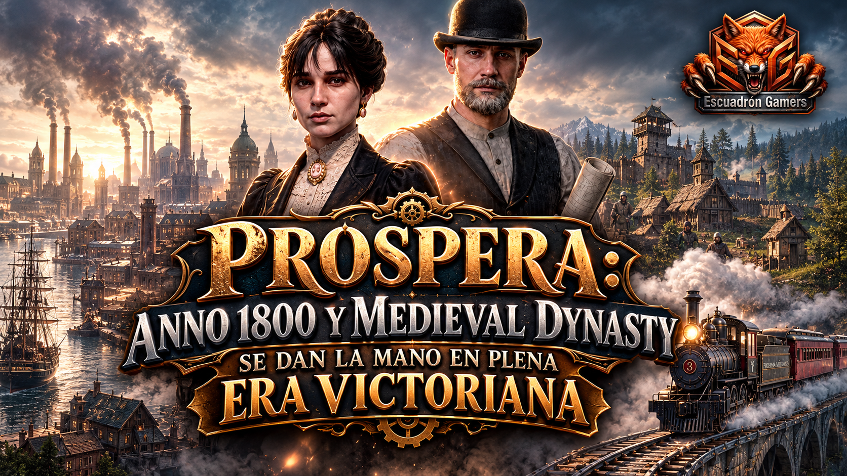 Prospera: Anno 1800 y Medieval Dynasty se dan la mano en plena era victoriana